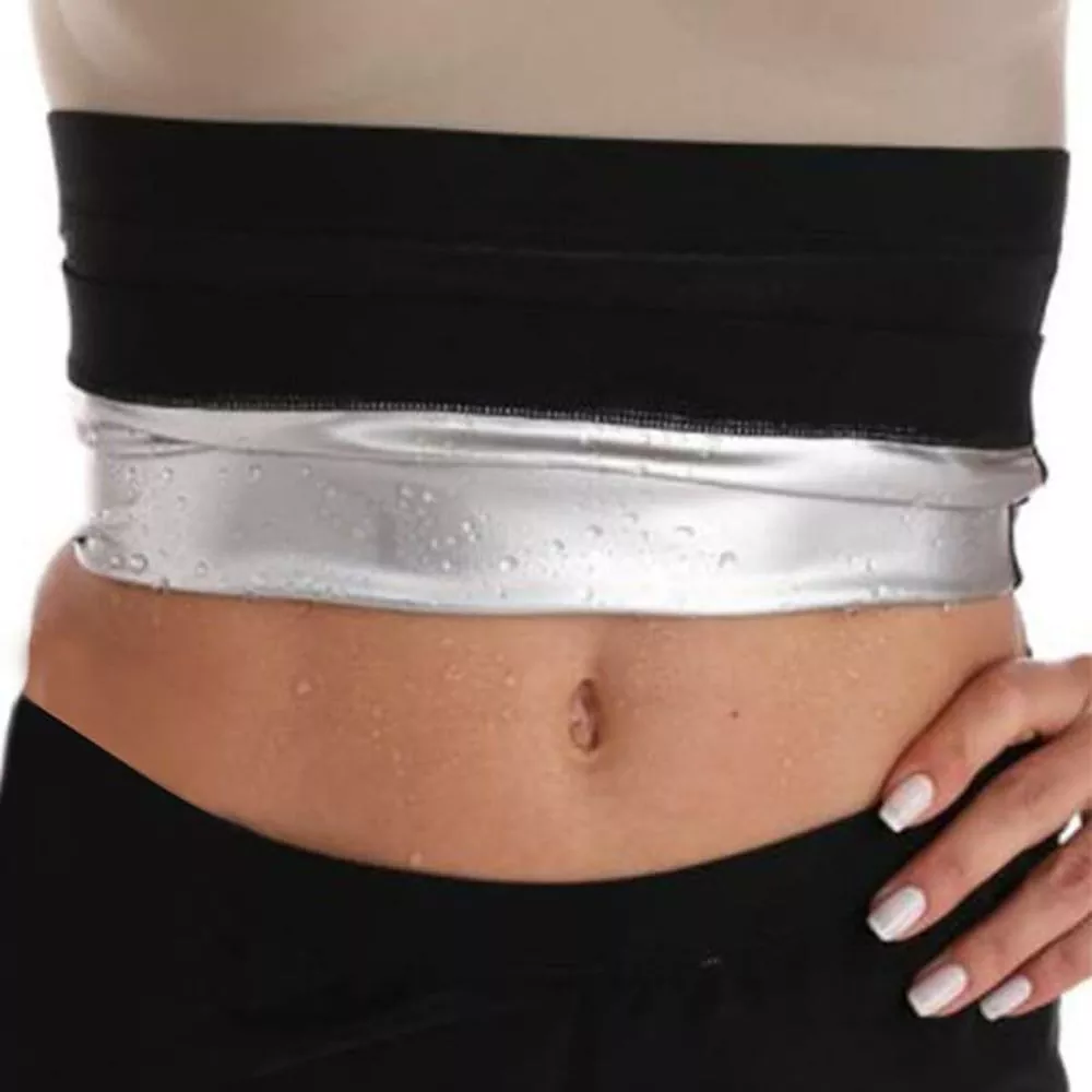 Cintura dimagrante per sauna con intrappolamento del calore a compressione